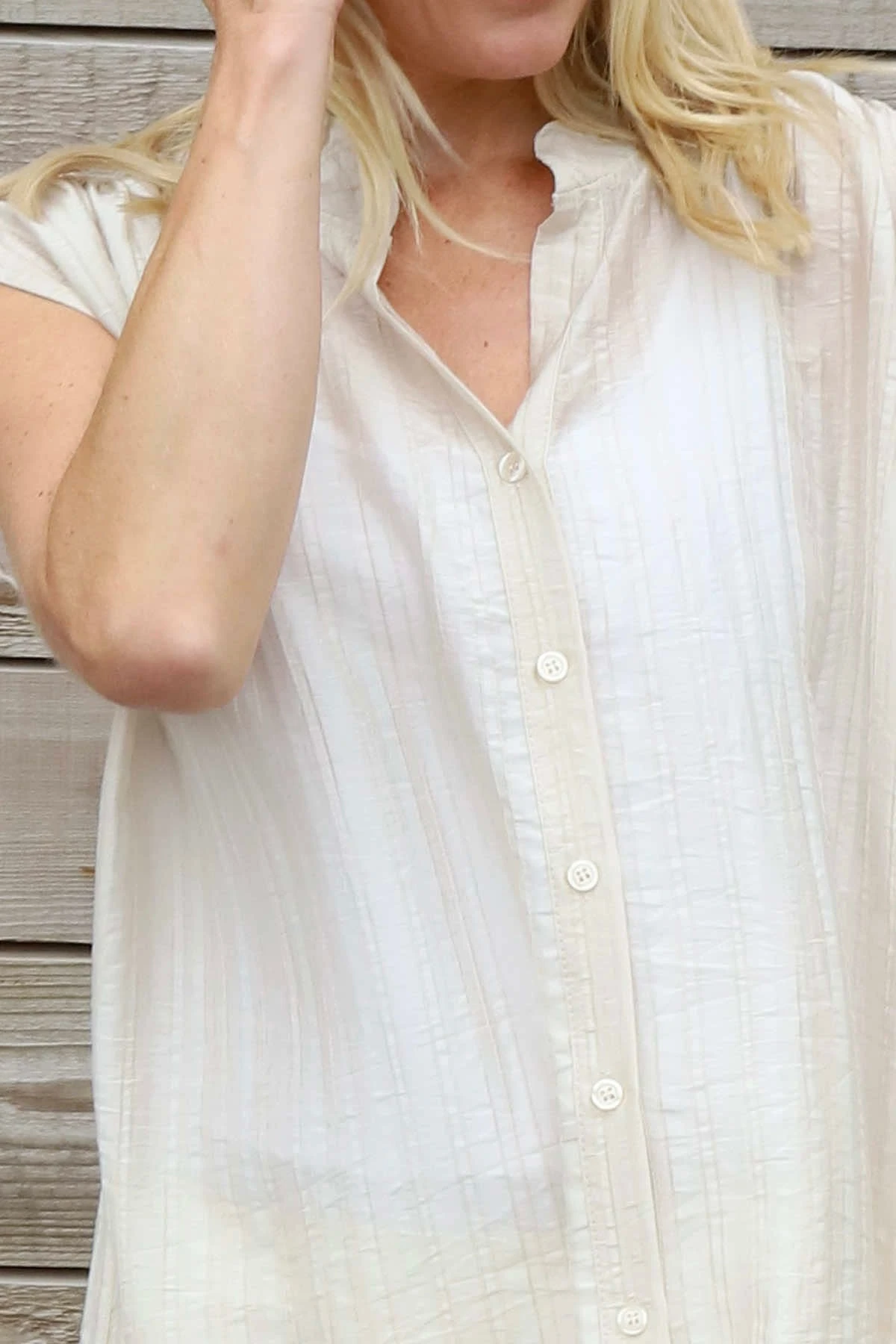 Kimmie Sleeveless Blouse Stone 5 Kimmie Sleeveless Blouse Stone - Image 3