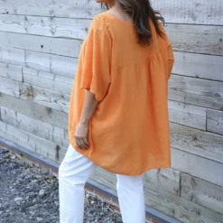 Ophira Smock Cotton Top Orange 9 Ophira Smock Cotton Top Orange -Kitandkaboodal Store IMG 0739 9e178197 fc99 4c42 ad1c c80204ec9139