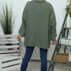 Marsha Crinkle Cotton Top Khaki -Kitandkaboodal Store IMG 0756 6d77d5e0 1ad3 424c 83ce 42edfab1e312