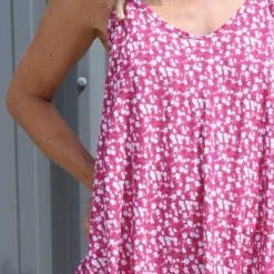 Jianna Ditsy Print Top Fuchsia -Kitandkaboodal Store IMG 0779 4bd476ef 8d3d 437e 9817 2cb680713d58