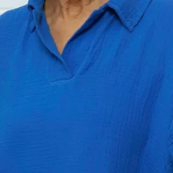 Marsha Crinkle Cotton Top Cobalt -Kitandkaboodal Store IMG 0788 8dd36cfa 8492 4213 a372 a44219097513