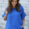 Neola Frill Sleeve Top Cobalt 1 Neola Frill Sleeve Top Cobalt -Kitandkaboodal Store IMG 0795 d315373d 1f5d 4cc3 bcce 531fb9c42322
