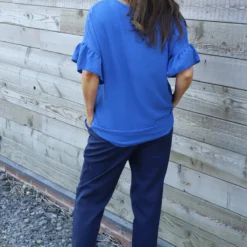 Neola Frill Sleeve Top Cobalt 9 Neola Frill Sleeve Top Cobalt -Kitandkaboodal Store IMG 0798 9273a480 1ad9 4ed0 a9a8 b5c6626e49b4