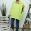 Marsha Crinkle Cotton Top Lime -Kitandkaboodal Store IMG 0807