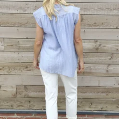 Kimmie Sleeveless Blouse Blue 9 Kimmie Sleeveless Blouse Blue -Kitandkaboodal Store IMG 0813 2be28d43 10c1 4e0c bd38 cc5b61fa813d