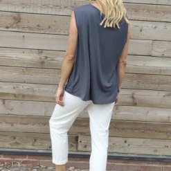 Antonina Cowl Neck Top Charcoal 9 Antonina Cowl Neck Top Charcoal -Kitandkaboodal Store IMG 0823 5da1bfff 1141 4bce b14f b08db730e75b