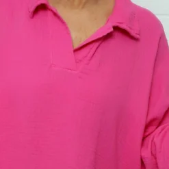 Marsha Crinkle Cotton Top Fuchsia 8 Marsha Crinkle Cotton Top Fuchsia -Kitandkaboodal Store IMG 0834 0b3d46aa 452d 46b9 9be2 dab15d7ed3f2