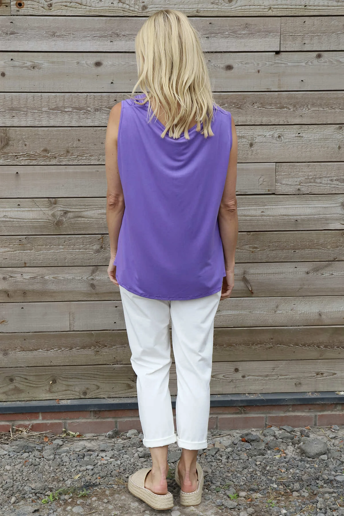 Antonina Cowl Neck Top Purple 6 Antonina Cowl Neck Top Purple - Image 4