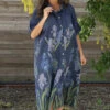 Jericho Floral Cotton Tunic Navy 2 Jericho Floral Cotton Tunic Navy -Kitandkaboodal Store IMG 0867 37789d74 6b3c 492e 8f24 076a0cfc9931