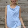 Antonina Cowl Neck Top Light Blue 1 Antonina Cowl Neck Top Light Blue -Kitandkaboodal Store IMG 0872 5e45e0f7 8d8e 4037 8a65 b6f5e2a74ab6
