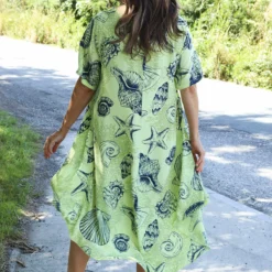 Ninetta Shell Print Dress Yellow 9 Ninetta Shell Print Dress Yellow -Kitandkaboodal Store IMG 0885 96fb548f 8246 4eb7 a78d f8db28497ae0