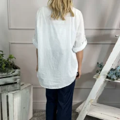 Makena Collared Cotton Top White -Kitandkaboodal Store IMG 0894 919536fd f404 47a1 9fe0 44ee1cf90643