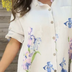 Jericho Floral Cotton Tunic Stone -Kitandkaboodal Store IMG 0901 8b947368 e706 4f77 9f89 027613c304d6