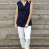 Antonina Cowl Neck Top Navy 2 Antonina Cowl Neck Top Navy -Kitandkaboodal Store IMG 0905 539ca595 76c4 4af7 b133 422791f79f00