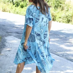 Ninetta Shell Print Dress Kingfisher -Kitandkaboodal Store IMG 0909 4e091db1 64bd 4080 81eb 1ca8a75672fb