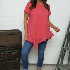 Langdon Frill Cotton Top Fuchsia 7 Langdon Frill Cotton Top Fuchsia -Kitandkaboodal Store IMG 0934 c1dfc271 2ee4 4c8b 90ff 5e7bb724e5f0