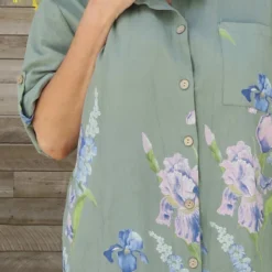 Jericho Floral Cotton Tunic Khaki -Kitandkaboodal Store IMG 0936 ed20220d 0df7 4c9c bcac e3074fe84d82