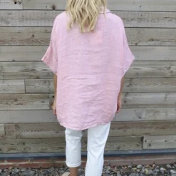 Rebecca Linen Top Pink 8 Rebecca Linen Top Pink -Kitandkaboodal Store IMG 0940 9184bbfb 3c3d 454b bc2e 8ec1a36beaef