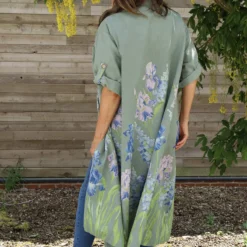 Jericho Floral Cotton Tunic Khaki -Kitandkaboodal Store IMG 0951 22f8883a 12a1 4388 aaf5 c1963148b9b2