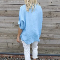 Rebecca Linen Top Light Blue 9 Rebecca Linen Top Light Blue -Kitandkaboodal Store IMG 0964 ed638e60 365f 4233 a318 02a43558e14c