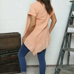 Langdon Frill Cotton Top Orange -Kitandkaboodal Store IMG 0966 805a97ef 8b6c 4658 ab45 9d9ec61af5e9