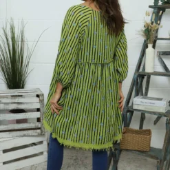 Kadenzia Print Cotton Tunic Green 9 Kadenzia Print Cotton Tunic Green -Kitandkaboodal Store IMG 1009 41f66fbd d3da 4375 bc55 df4266f08324