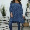 Kadenzia Print Cotton Tunic Blue 1 Kadenzia Print Cotton Tunic Blue -Kitandkaboodal Store IMG 1020 0712e332 168f 44e9 bb91 727145f661bb