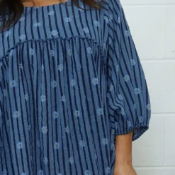 Kadenzia Print Cotton Tunic Blue -Kitandkaboodal Store IMG 1024 a557842d df17 40ed a991 0fdebddaba45