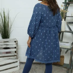 Kadenzia Print Cotton Tunic Blue -Kitandkaboodal Store IMG 1026 07933832 411a 48c6 a66b e7d078c4279c