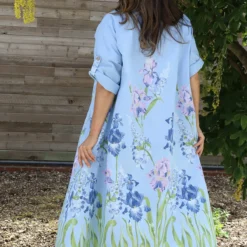 Jericho Floral Cotton Tunic Light Blue -Kitandkaboodal Store IMG 1072 3c831a97 63a9 4578 8dec f8199319d6e1