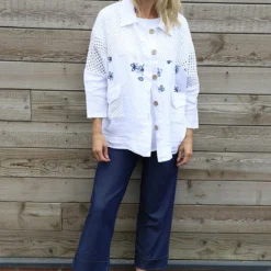 Orlanda Linen Jacket White -Kitandkaboodal Store IMG 1098 580f966c 7d0d 4ef5 9f07 3a5359d57dd1