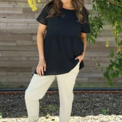 Haven Cotton Top Black