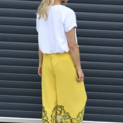 Aksana Flower Wide Leg Trousers Yellow 9 Aksana Flower Wide Leg Trousers Yellow -Kitandkaboodal Store IMG 1113 e71ad8cb f8ee 403c b732 0d593c7b43b6