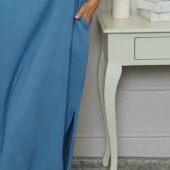 Tiana Linen Dress Blue -Kitandkaboodal Store IMG 1116 5bae7556 bdfd 4fd6 87b2 7df680edc844