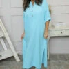 Tiana Linen Dress Aqua -Kitandkaboodal Store IMG 1122 3653f6cb 1c42 4de1 9c65 988aad08ad7e