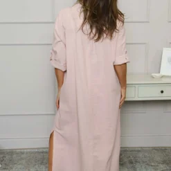 Tiana Linen Dress Pink -Kitandkaboodal Store IMG 1149 d0e3b279 4028 453f a4d7 31cfc86ff1fa