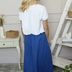 Trish Wide Leg Linen Trousers Cobalt 9 Trish Wide Leg Linen Trousers Cobalt -Kitandkaboodal Store IMG 1169 4b29f382 6c35 48e5 a44f 50a70dbfe891