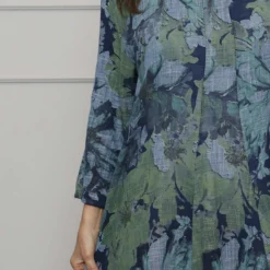 Eleni Print Linen Dress Navy 8 Eleni Print Linen Dress Navy -Kitandkaboodal Store IMG 1186 6b1d5e16 50b1 4c10 a036 72df6d805824