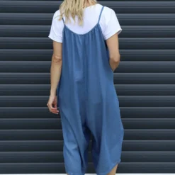Aviva Denim Jumpsuit Mid Denim -Kitandkaboodal Store IMG 1203 16c13630 fbbb 4a31 8250 f166a93f4d5f