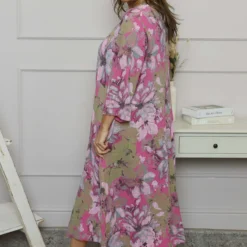 Eleni Print Linen Dress Fuchsia 9 Eleni Print Linen Dress Fuchsia -Kitandkaboodal Store IMG 1205 ab64455a 33e6 408b 9aff 50458efa2ec3