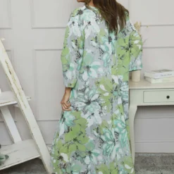 Eleni Print Linen Dress Grey 9 Eleni Print Linen Dress Grey -Kitandkaboodal Store IMG 1214 40799df7 521e 4822 8511 0a6b5ec9eb6a