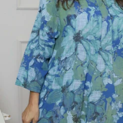 Eleni Print Linen Dress Cobalt 8 Eleni Print Linen Dress Cobalt -Kitandkaboodal Store IMG 1219 2d801e91 54cc 4763 bef4 8538f565497a