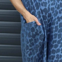 Aviva Leopard Print Denim Jumpsuit Mid Denim -Kitandkaboodal Store IMG 1241 0f3da9b7 45e8 4154 b1c3 bcf71ea7af7e