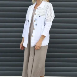 Olaya V-Neck Linen Dress Mocha 9 Olaya V-Neck Linen Dress Mocha -Kitandkaboodal Store IMG 1340 f9907426 7f3e 4c50 9610 e2492a892782