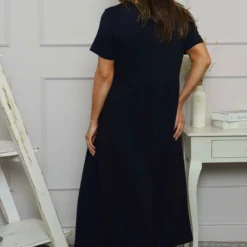 Kylie Dress Navy -Kitandkaboodal Store IMG 1353 dd96ae03 87ce 49ed 8725 899dbf082376