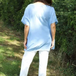 Gabriana Embroidered Cotton Top Light Blue 8 Gabriana Embroidered Cotton Top Light Blue -Kitandkaboodal Store IMG 1363 f5d96227 77ba 4a93 8fc7 0890b6665d43