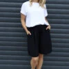 Oriana Shorts Black -Kitandkaboodal Store IMG 1369 49849fce ffa2 482d 8c59 30a71adf59c7