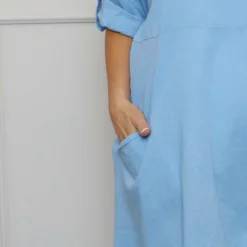 Penelope Pocket Linen Dress Powder Blue -Kitandkaboodal Store IMG 1376 58cd2552 4502 4992 bebf 9666aad20641