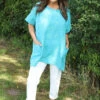 Gabriana Embroidered Cotton Top Aqua 2 Gabriana Embroidered Cotton Top Aqua -Kitandkaboodal Store IMG 1414 455b083e d551 4665 96d8 f444b0828ea4