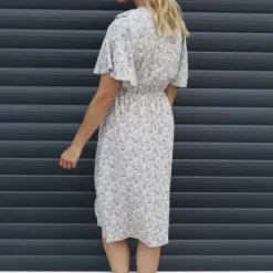 Etienne Floral Wrap Dress Mocha 9 Etienne Floral Wrap Dress Mocha -Kitandkaboodal Store IMG 1419 6f02a809 47ae 495c 806c 42bc60a45299